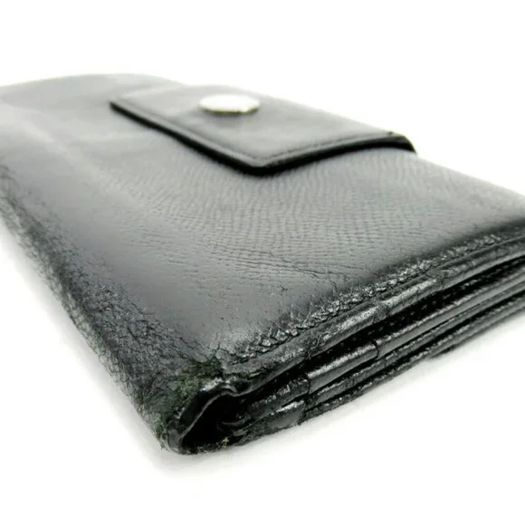 AUTH BVLGARI purse Bulgari Bulgari Leather
